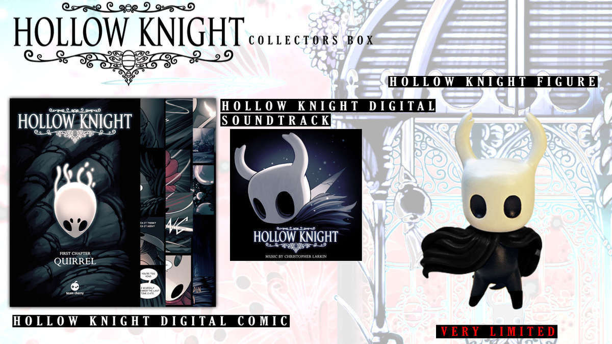 Hollow Knight Figure + Comic + Soundtrack