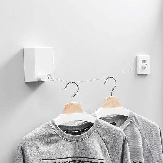 Indoor and Outdoor  Retractable Rope Clothesline Dryer, 4.2m