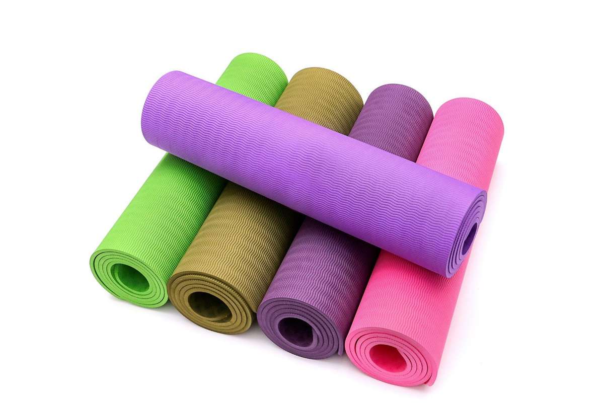 Fitness PVC Non-slip Yoga Mat Pad - Pink