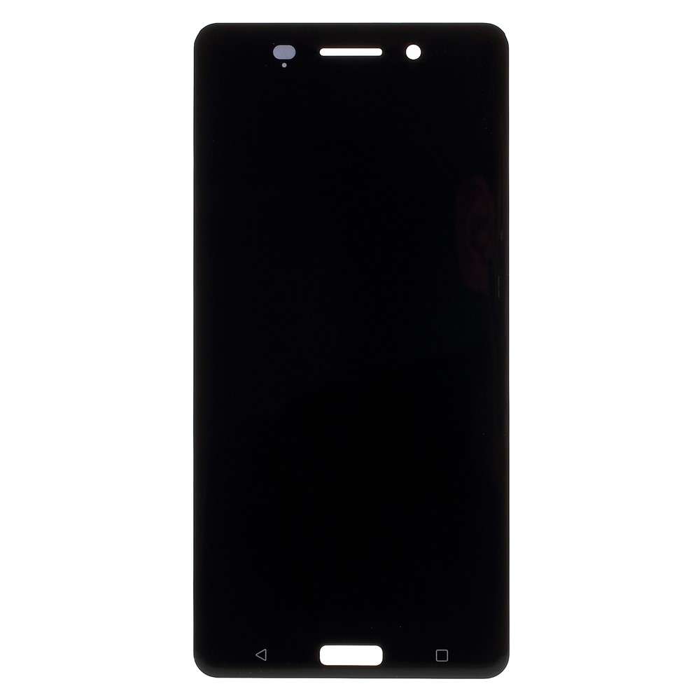 OEM LCD Screen and Digitizer Assembly Part for Nokia 6 (without Logo) - Black