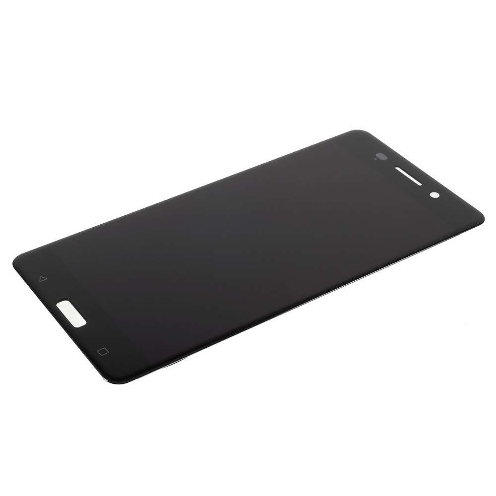OEM LCD Screen and Digitizer Assembly Part for Nokia 6 (without Logo) - Black