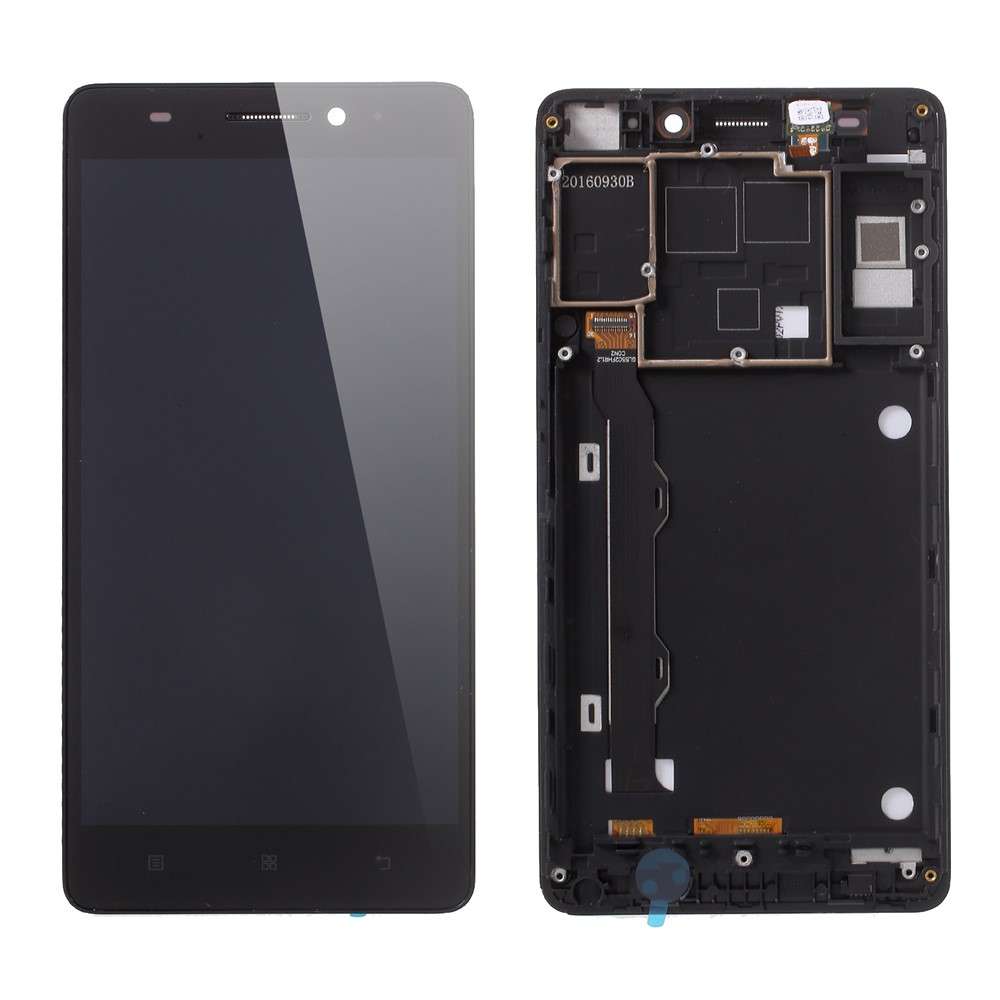 OEM LCD Screen and Digitizer Assembly + Frame Part Replacement for Lenovo K3 Note K50-t5 / A7000 Plu