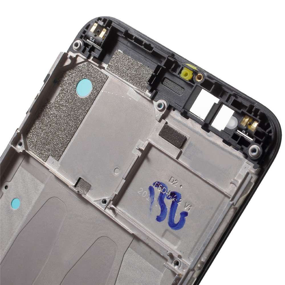 OEM Front Housing Frame Replacement Part (A Side) for Xiaomi Mi A1 / Mi 5X - Black