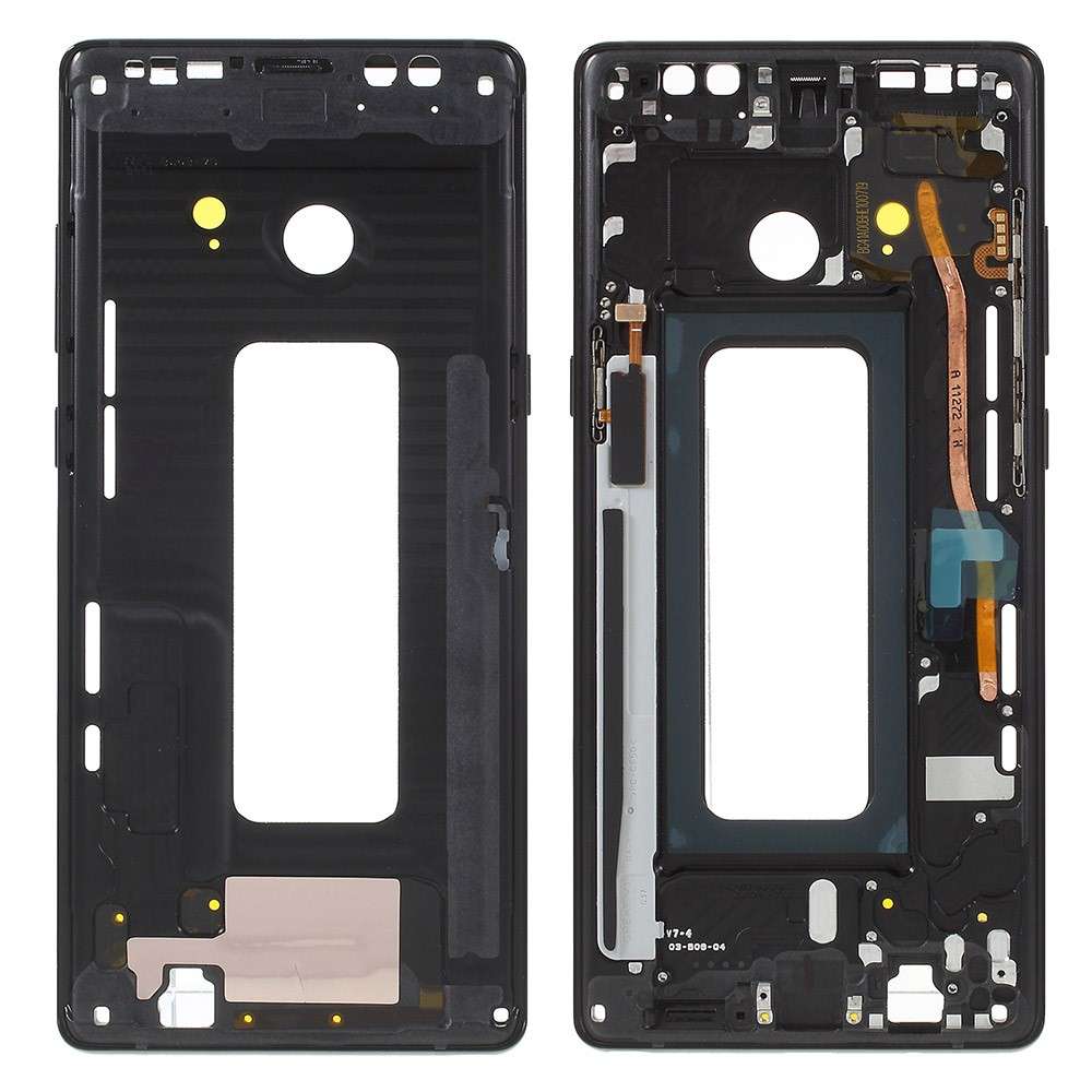 OEM Middle Plate Frame Part for Samsung Galaxy Note 8 - Black