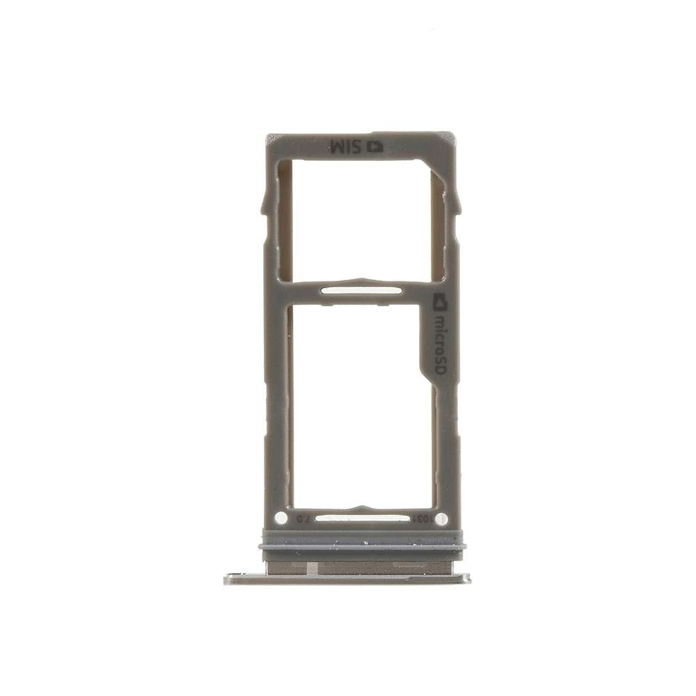 OEM SIM MicroSD Card Tray Holder for Samsung Galaxy S10 G973 / S10 Plus G975 - Black
