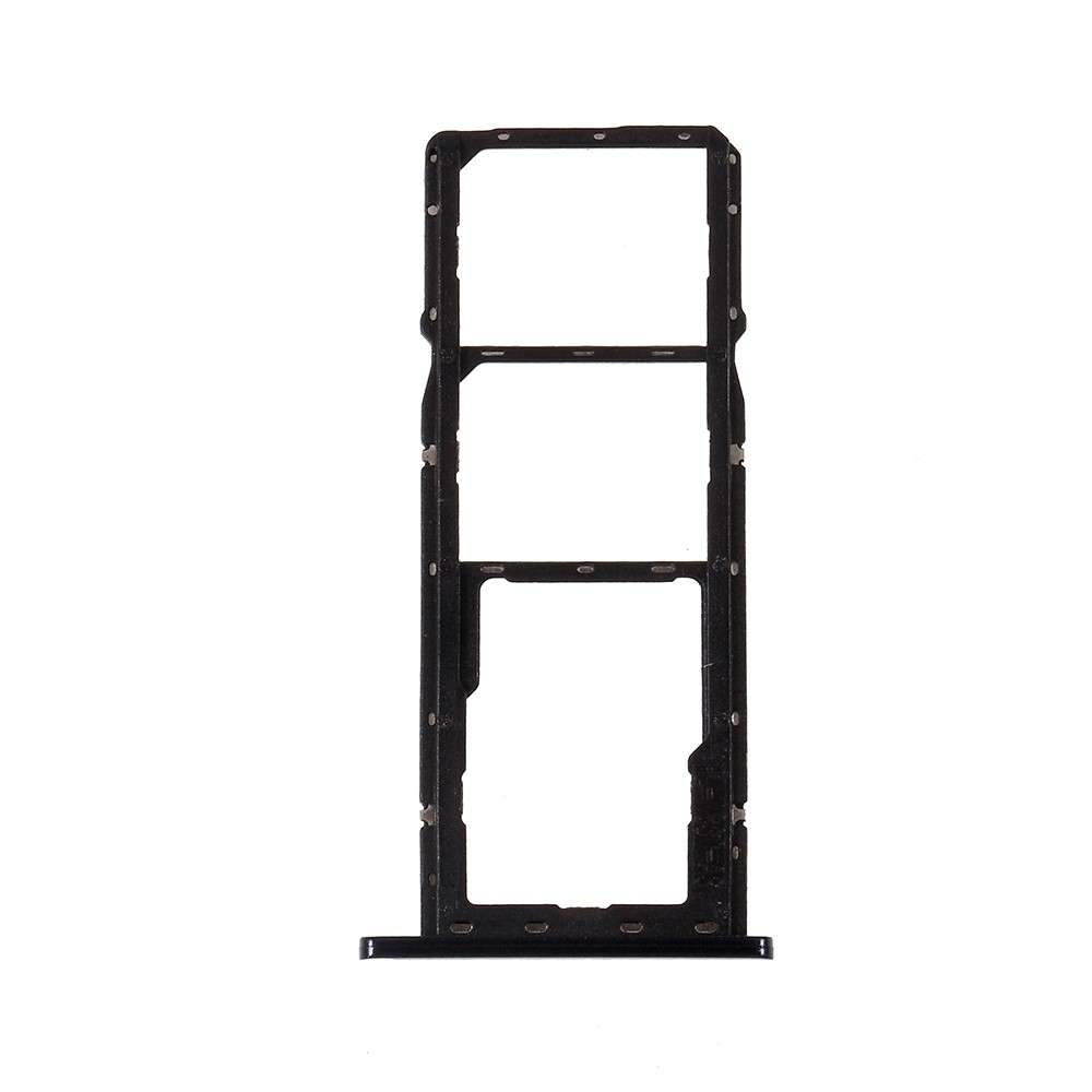 OEM SIM MicroSD Card Tray Holder Spare Part for Asus Zenfone Max (M2) ZB633KL - Black