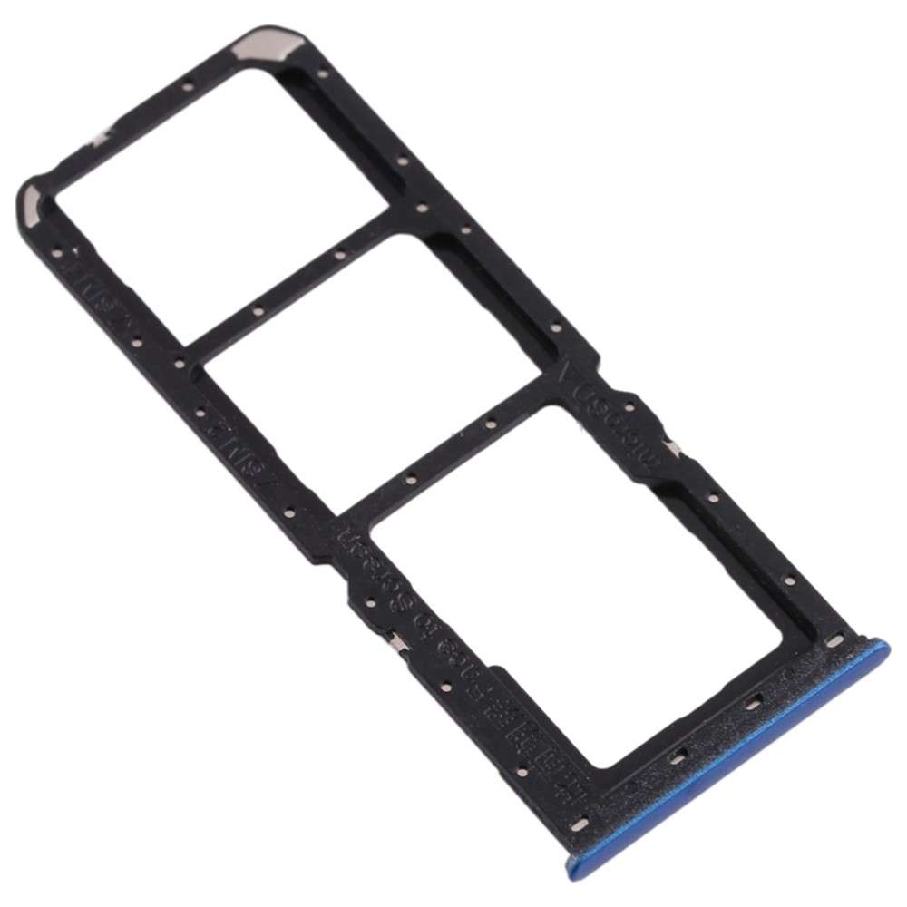 OEM Dual SIM Card + Micro SD Card Tray Holders Part for Oppo A11 - Blue