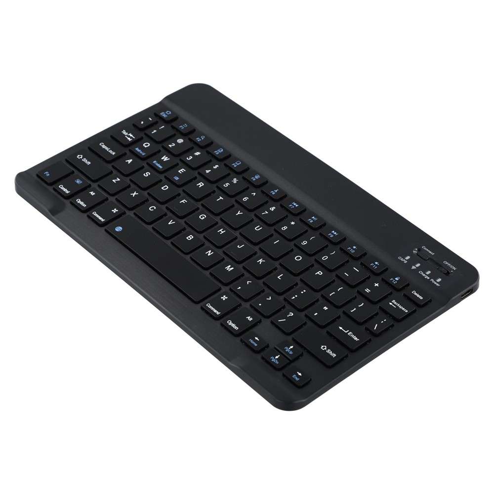 10 Inch Mini Bluetooth-compatible Keyboard USB Rechargeable Wireless Keyboard for iPad Tablet PC - B