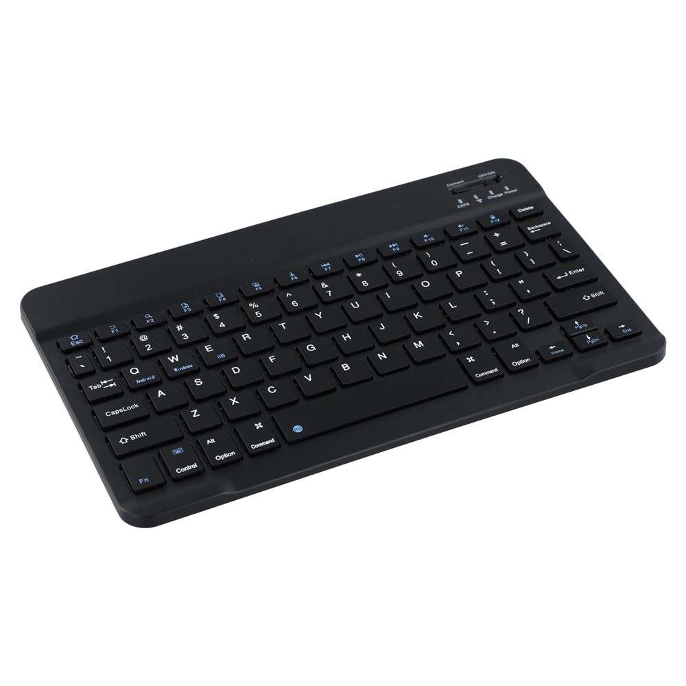 10 Inch Mini Bluetooth-compatible Keyboard USB Rechargeable Wireless Keyboard for iPad Tablet PC - B