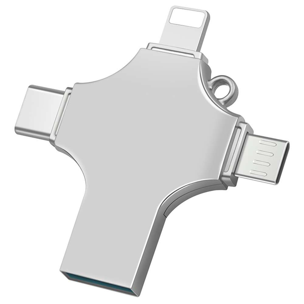 RICHWELL R-SZPM 256G 4-in-1 USB Flash Drive Fast Read and Write Speed USB 3.0 External Storage Thumb