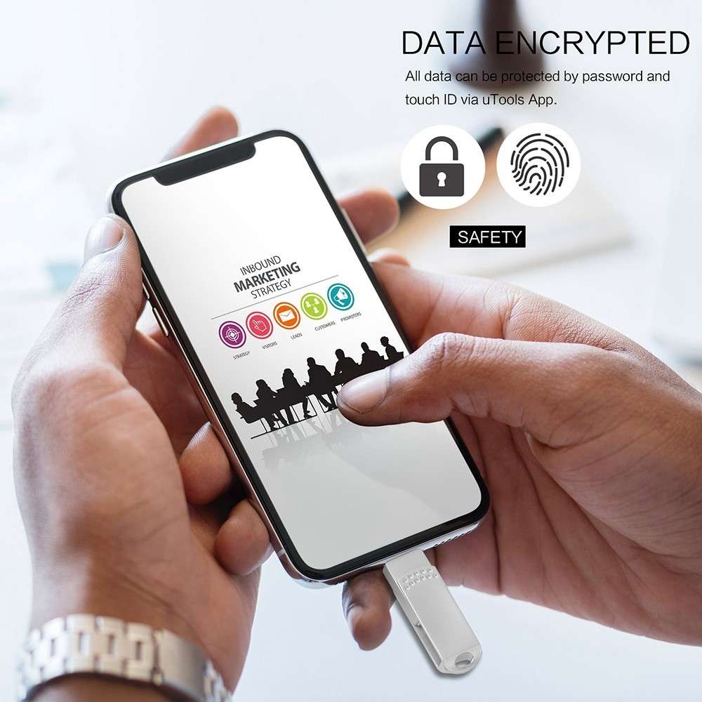 RICHWELL 256GB Large Storage Thumb Drive for iPhone Android Data Storage USB Memory Stick - Pink