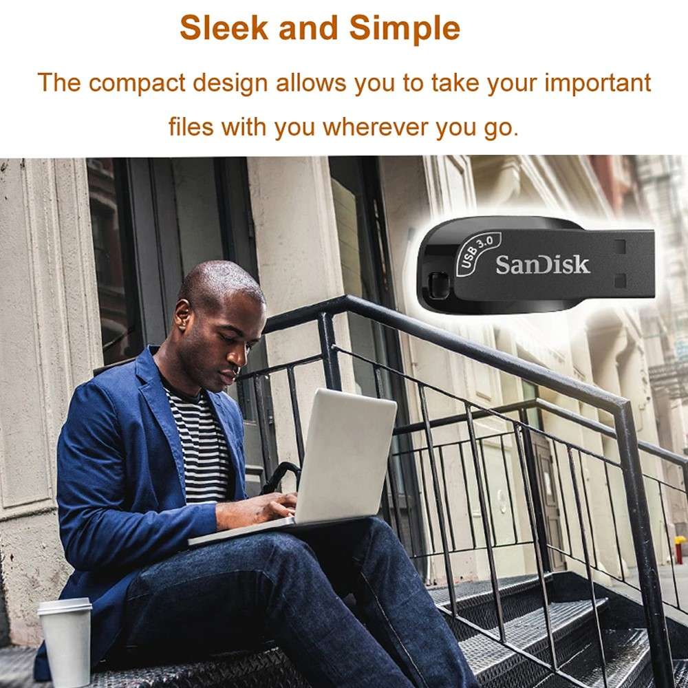 SANDISK CZ410 128G USB 3.0 Data Storage Thumb Stick 100M / S USB Flash Drive