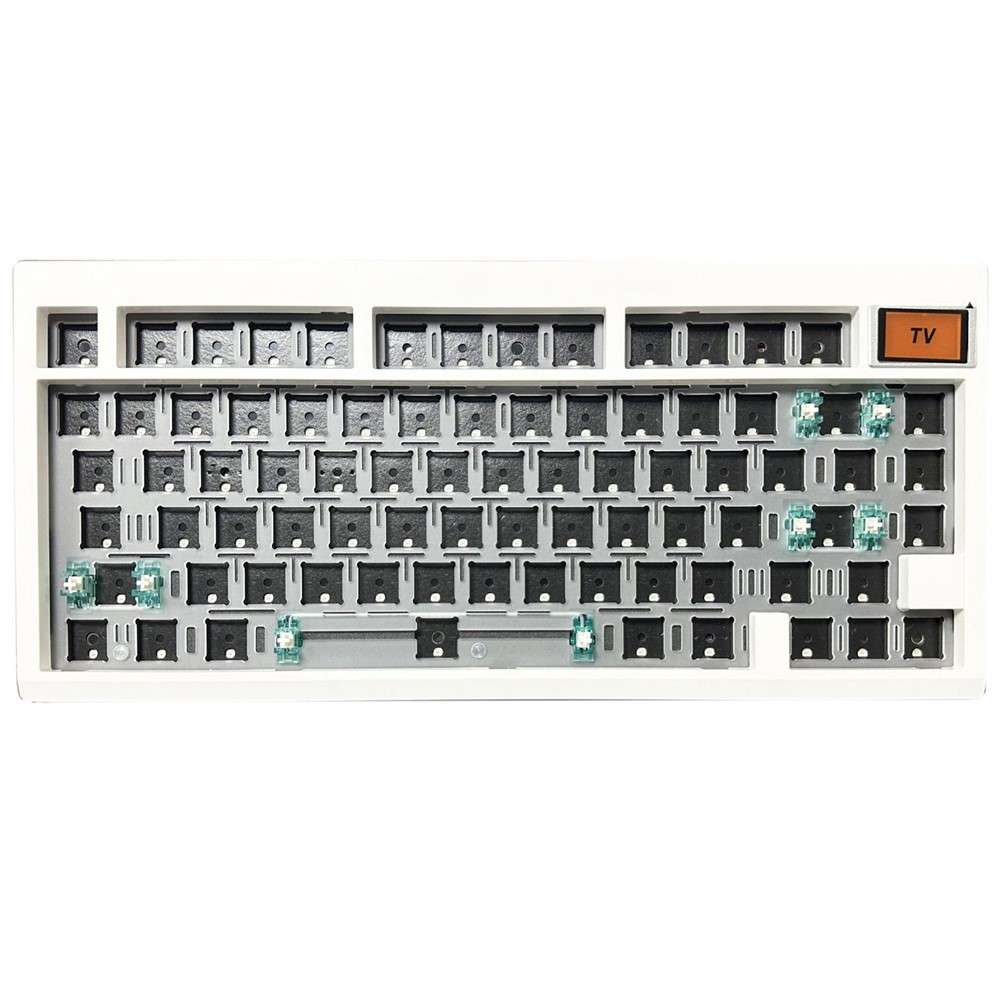 GMK81 RGB Backlight Hot Swappable Wireless+USB-C Wired+Bluetooth-compatible Mechanical Keyboard Kit