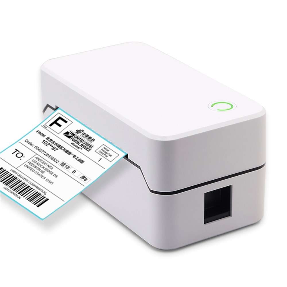 TDL401H USB Computer Thermal Label Printer Receipt Printing Tool - UK Plug
