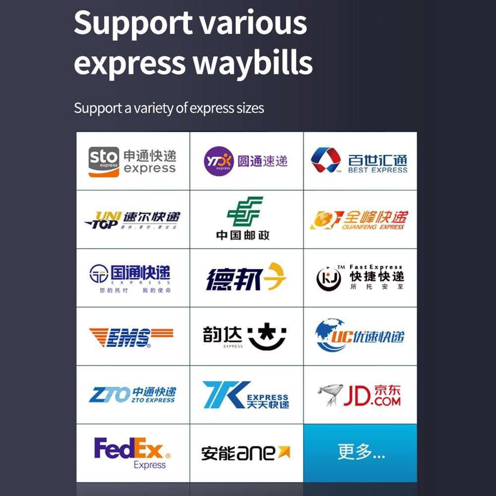 TDL401H USB Computer Thermal Label Printer Receipt Printing Tool - UK Plug