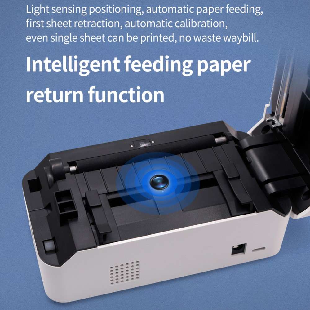 TDL401H USB Computer Thermal Label Printer Receipt Printing Tool - UK Plug