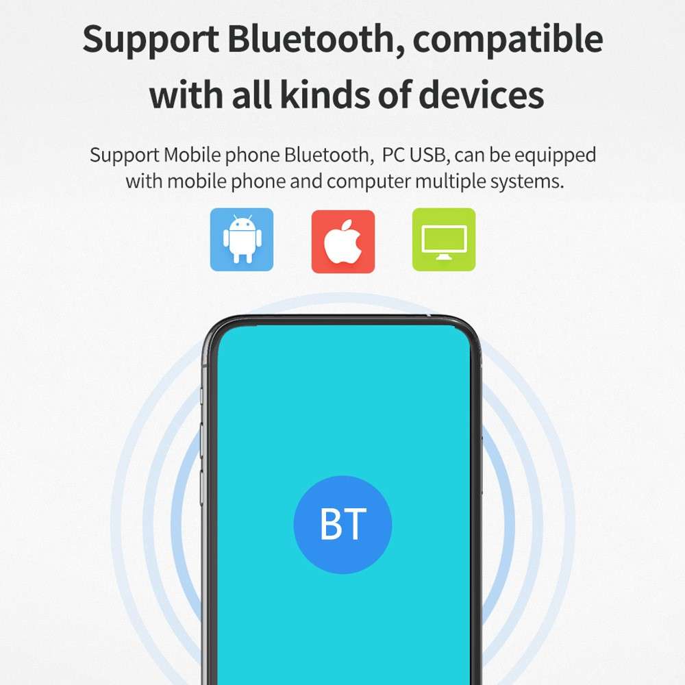 TDL401H USB Computer Thermal Label Printer Receipt Printing Tool - UK Plug