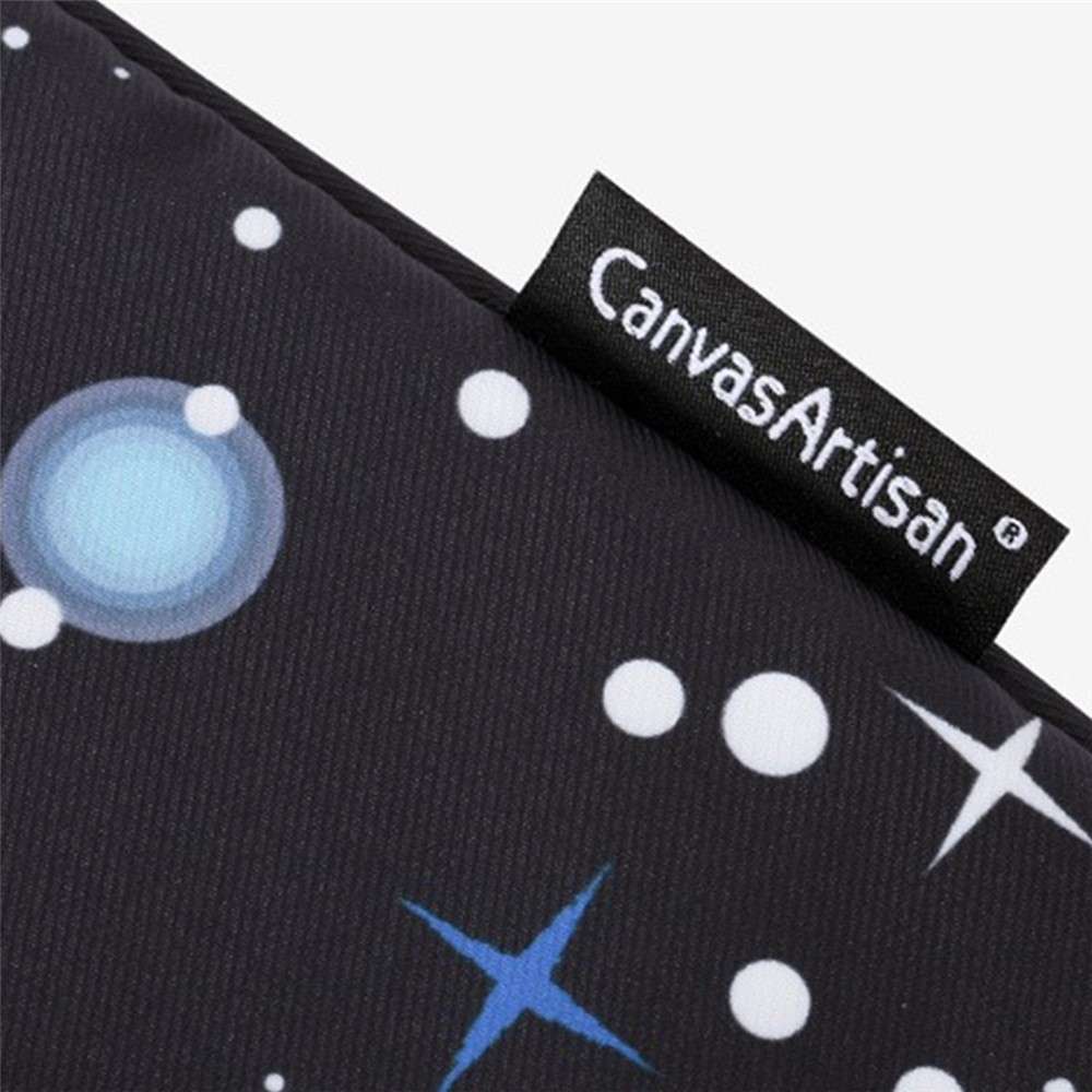 CANVASARTISAN H16-B01 Starry Sky Pattern Laptop Carrying Case Protective Bag for 13-inch Notebook -