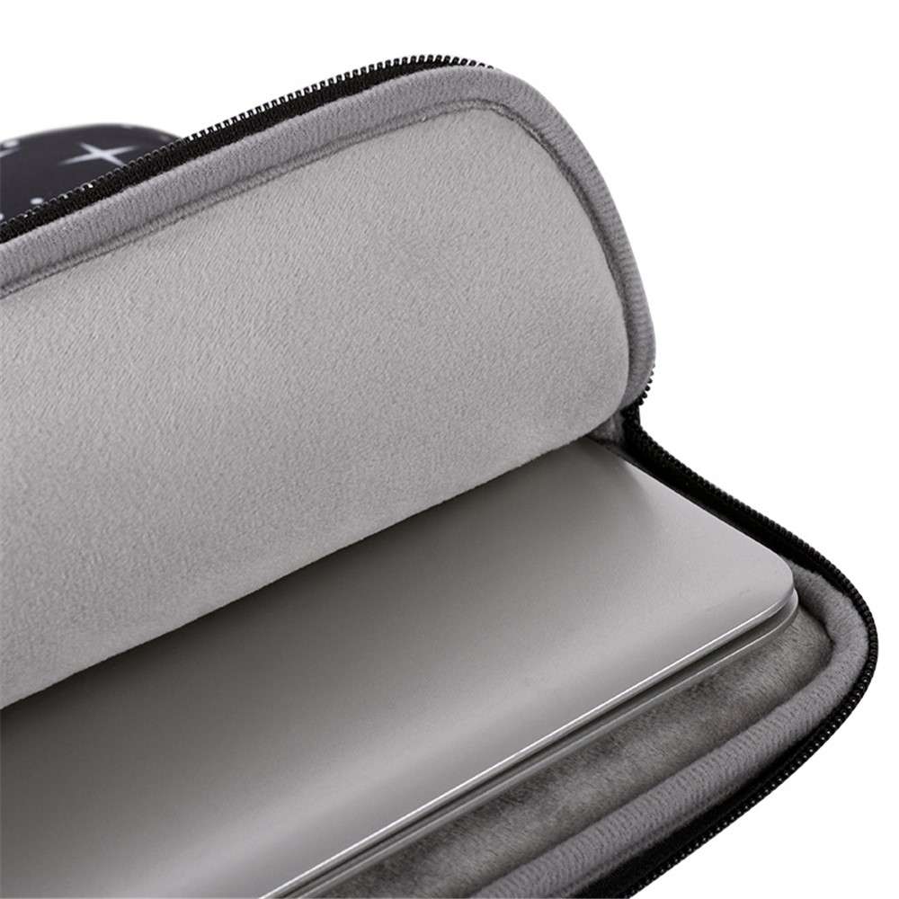 CANVASARTISAN H16-B01 Starry Sky Pattern Laptop Carrying Case Protective Bag for 13-inch Notebook -