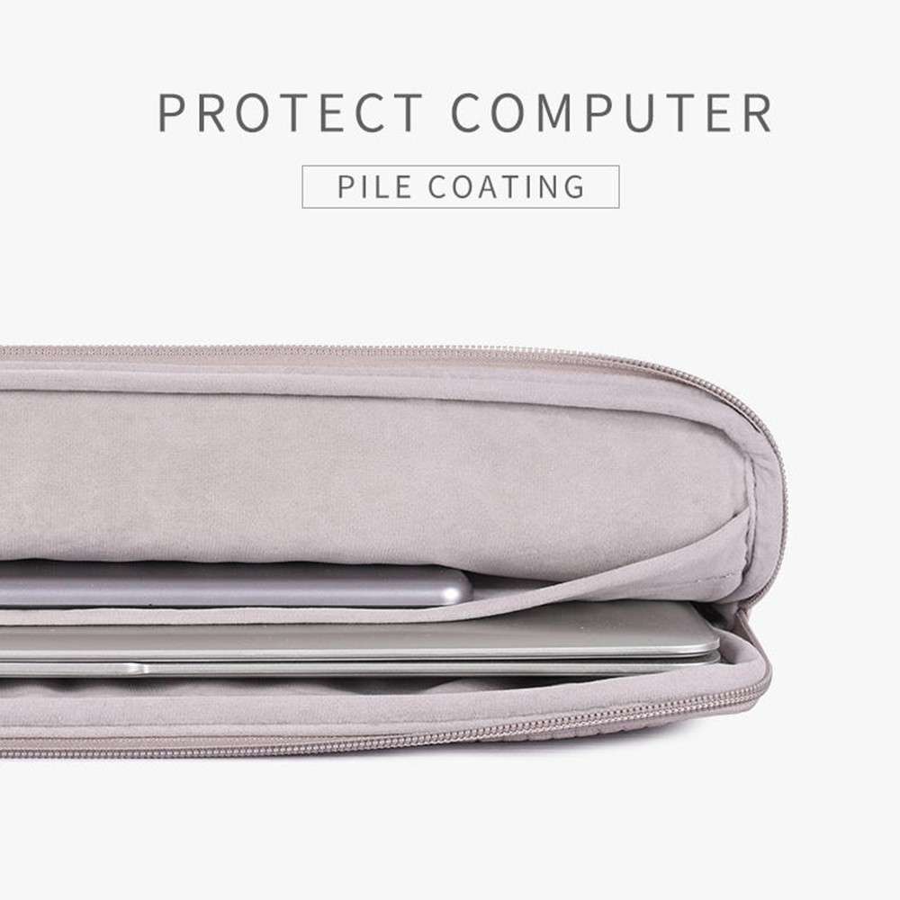 CANVASARTISAN L21-04 Houndstooth Pattern Protective Laptop Sleeve Notebook Case - Grey Edge/for 13-i