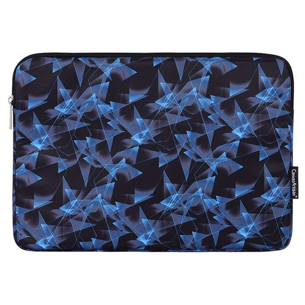 CANVASARTISAN H11-01 3D Diamond Pattern Laptop Notebook Protective Sleeve Bag - Blue/for 12-inch Lap