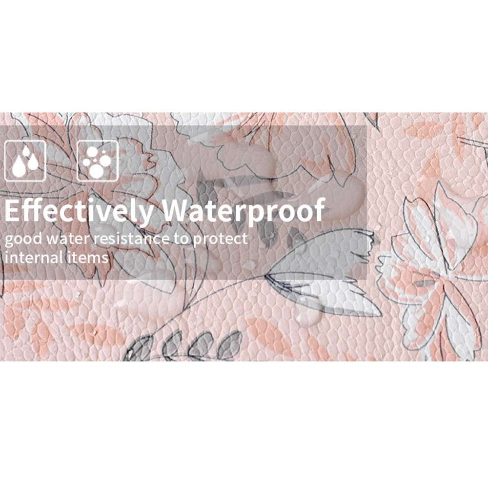 CANVASARTISAN G4-T0111 12-inch Laptop Tablet Protective Case Flower Pattern Notebook Computer Bag wi