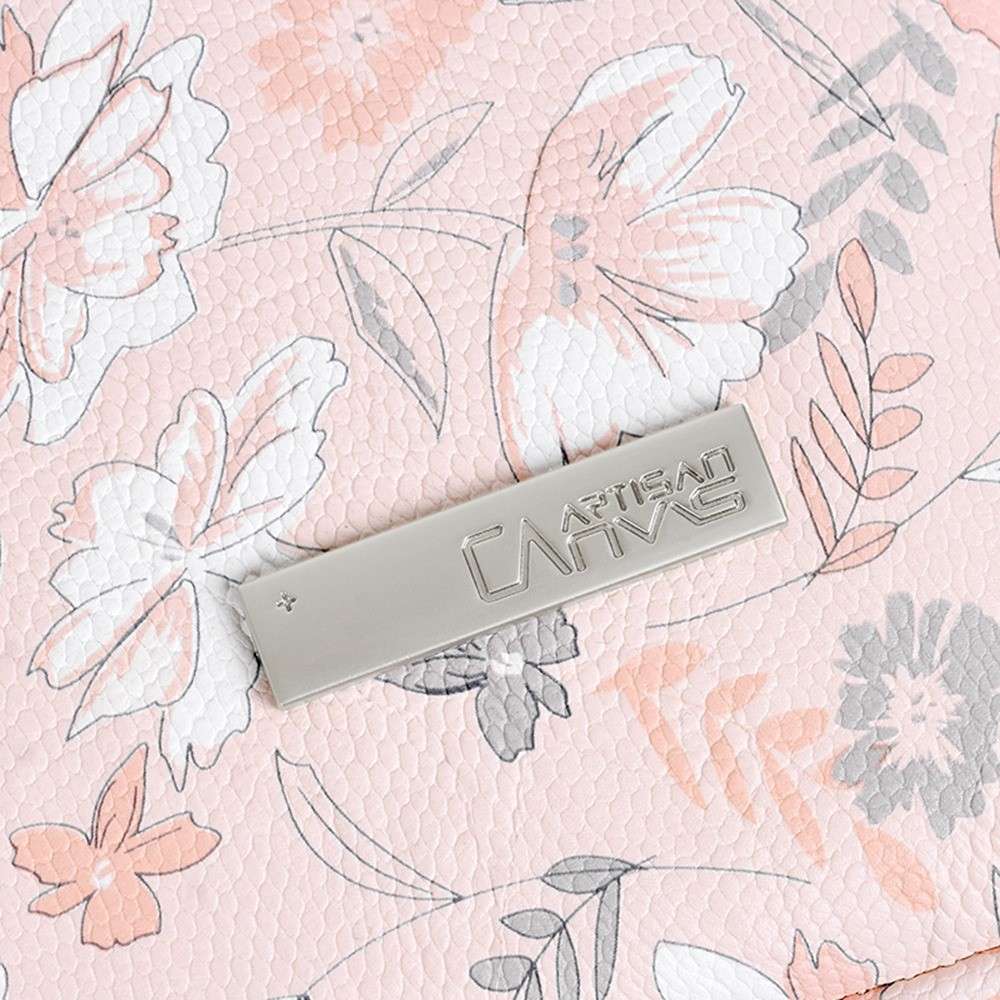 CANVASARTISAN G4-T0111 12-inch Laptop Tablet Protective Case Flower Pattern Notebook Computer Bag wi