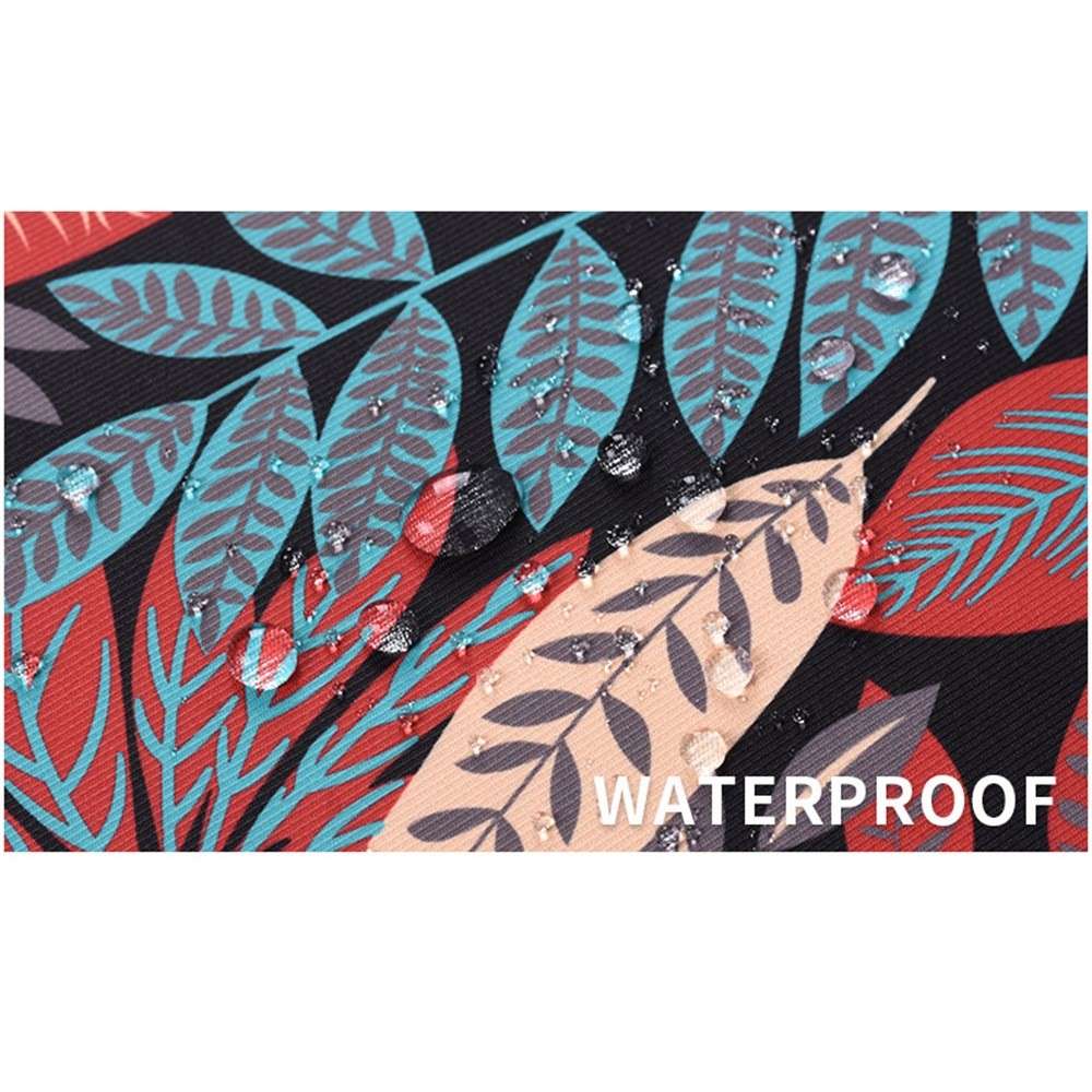 CANVASARTISAN H30-B01 Big Leaf Pattern 13-inch Laptop Carrying Bag Notebook Handbag - Black