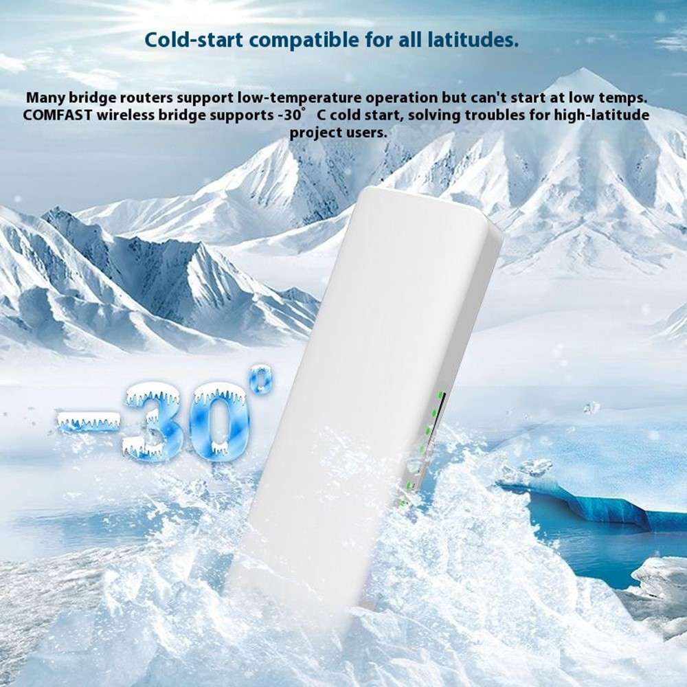 COMFAST CF-E312A 5.8GHz Wireless Bridge Long Range Transmission 300Mbps for Monitoring Engineering 1
