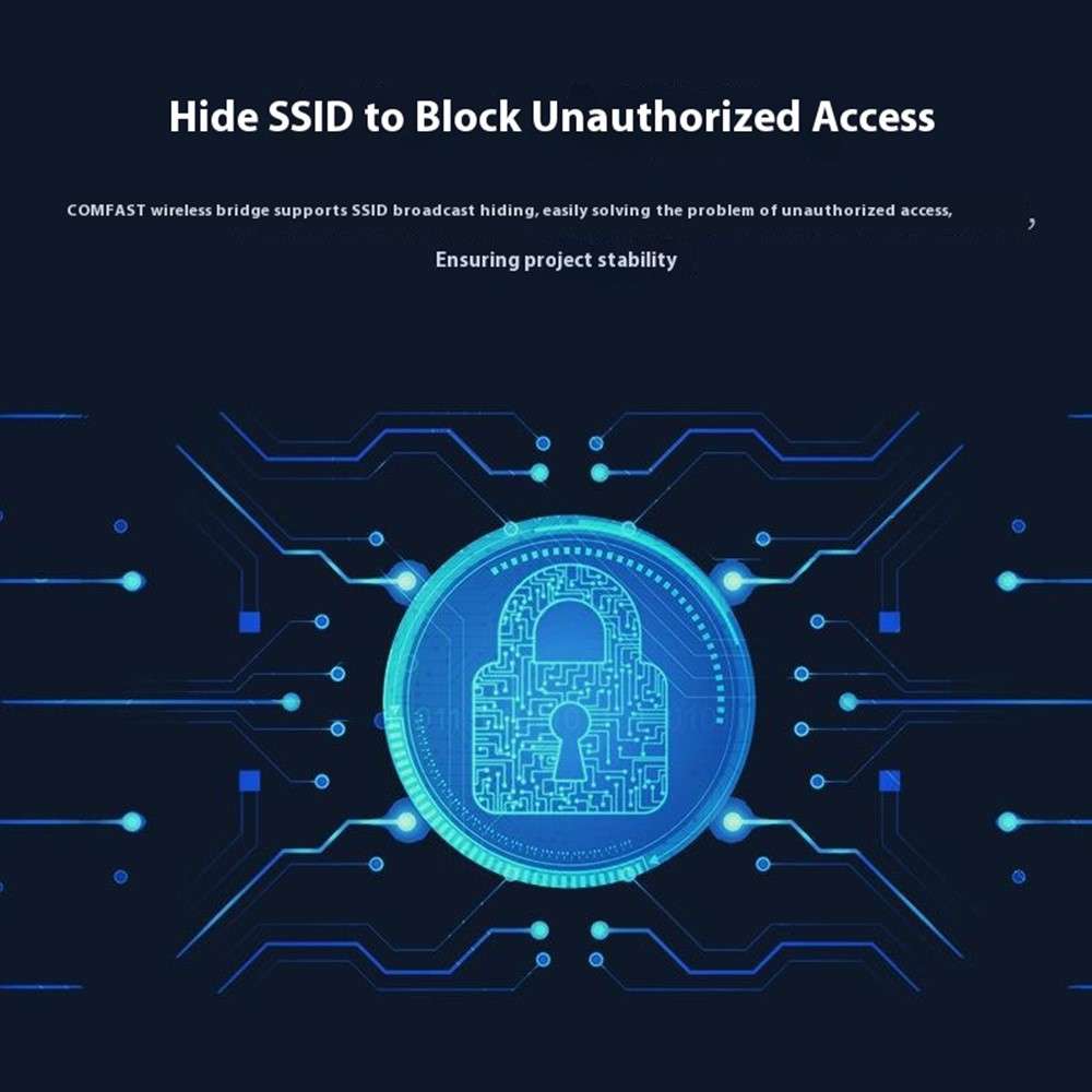 COMFAST CF-E312A 5.8GHz Wireless Bridge Long Range Transmission 300Mbps for Monitoring Engineering 1