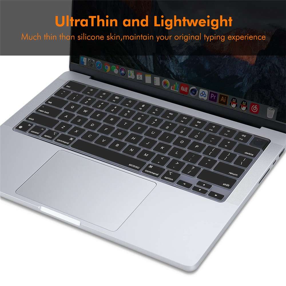 MacBook Pro 14.2 / Pro 16.2 / Air 13.6 / Air 15.3 ENKAY US Version Keyboard Cover Soft Silicone Prot
