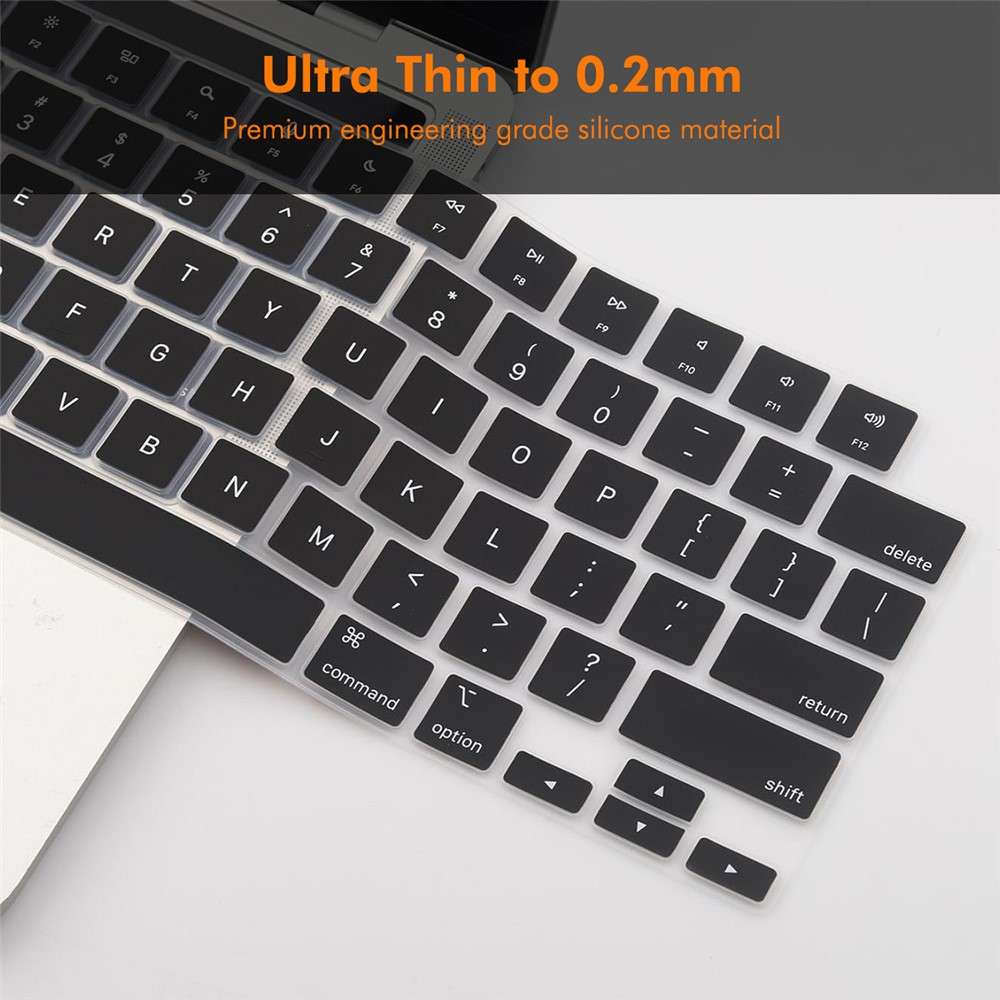 MacBook Pro 14.2 / Pro 16.2 / Air 13.6 / Air 15.3 ENKAY US Version Keyboard Cover Soft Silicone Prot