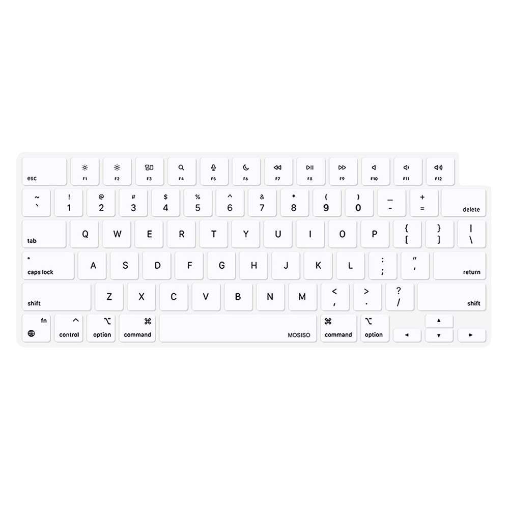 MacBook Pro 14.2 / Pro 16.2 / Air 13.6 / Air 15.3 ENKAY US Version Keyboard Cover Soft Silicone Prot