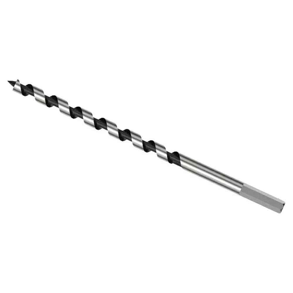 8x200mm Deep Hole Extended Auger Drill Bit Woodworking Hex Shank Bit for Electric Drill / Bench Dril