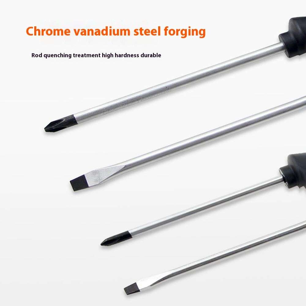 6 PCS Screwdriver Set Two Tone Rubber Handle Magnetic Phillips / Flathead Multi-Function Repair To