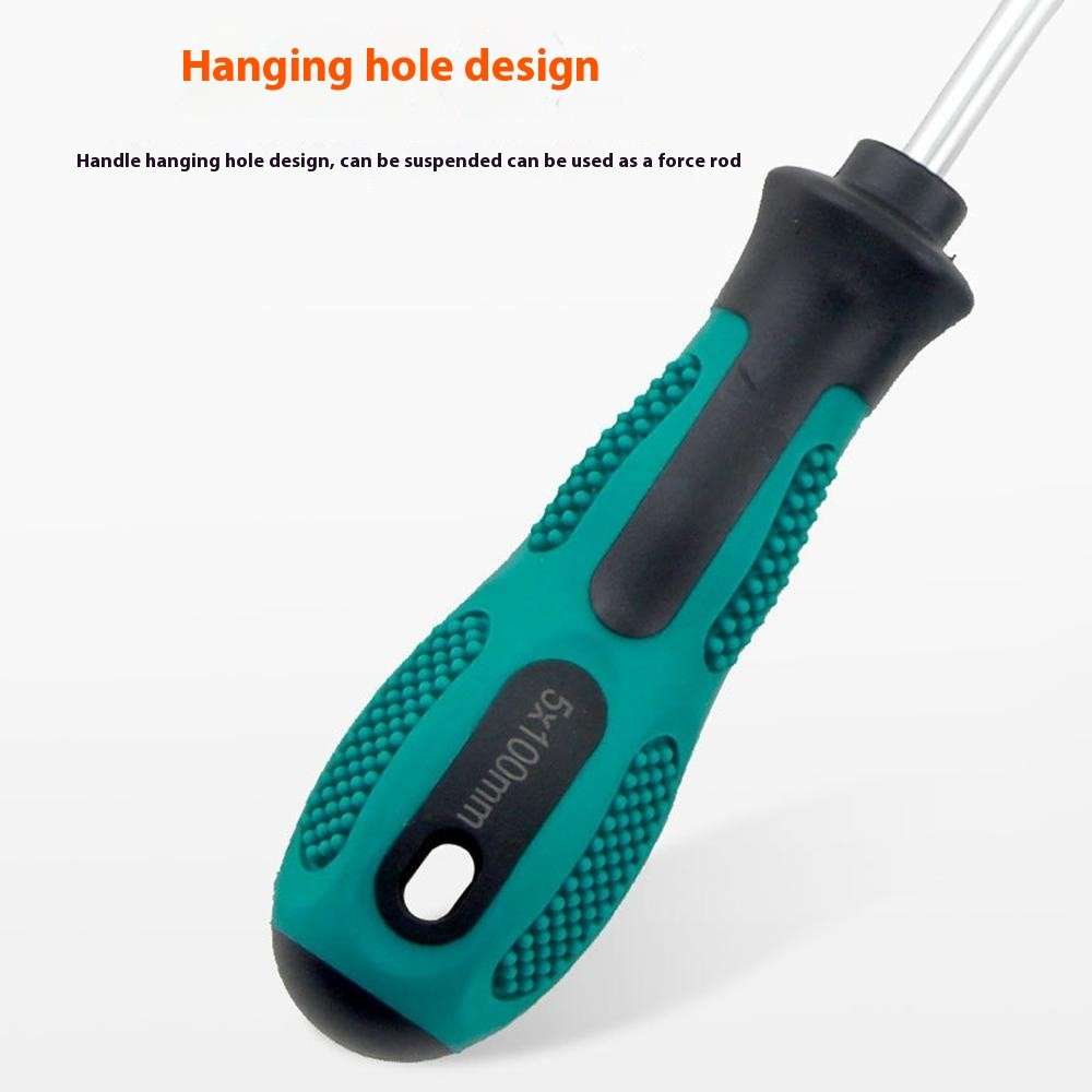 6 PCS Screwdriver Set Two Tone Rubber Handle Magnetic Phillips / Flathead Multi-Function Repair To