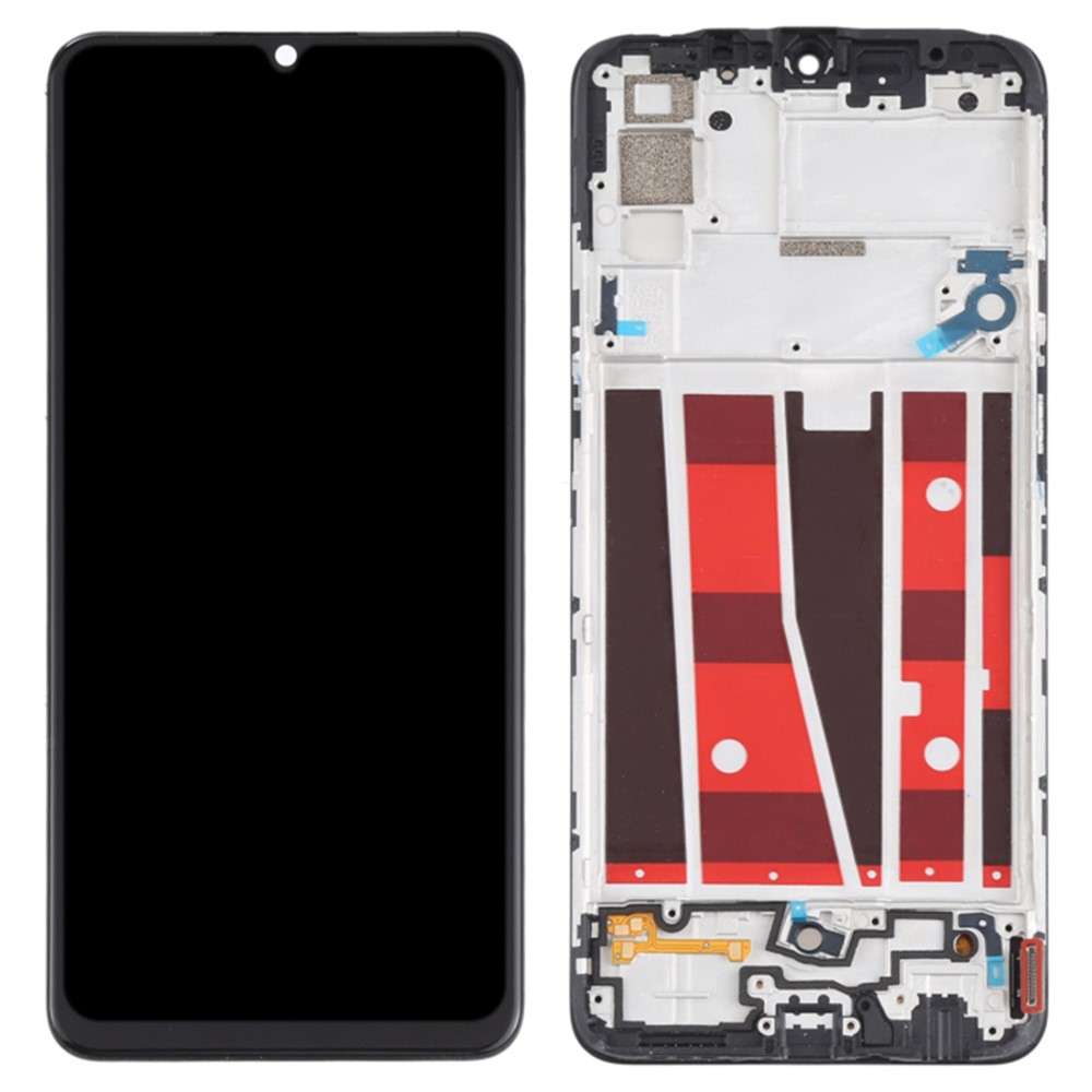 For OPPO A91 / Reno3 4G Grade B OLED Screen and Digitizer Assembly + Frame Part (without Logo)