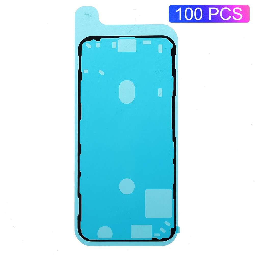 100Pcs/Pack Middle Plate Frame Sealed Waterproof Adhesive Sticker for iPhone 12 mini 5.4 inch