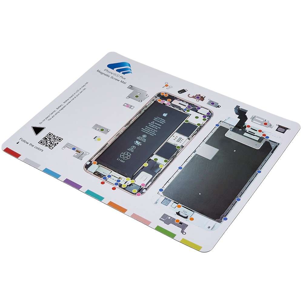 KAIGEXIN Magnetic Screw Mat for iPhone 6s Plus 5.5-inch Magnetic Screw Work Pad Screws Holder