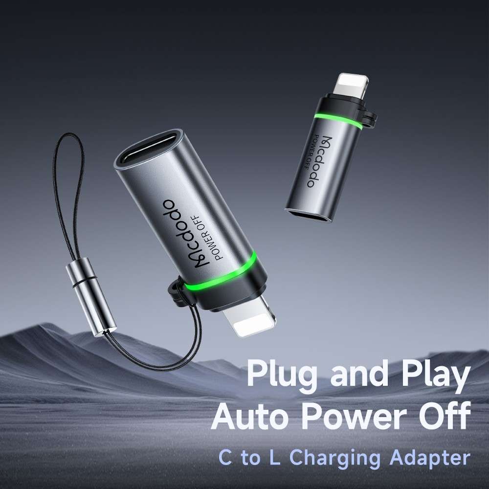 MCDODO OT-2590 Type-C Female to Lightning Male 36W Adapter Data Transmission Auto Power Off