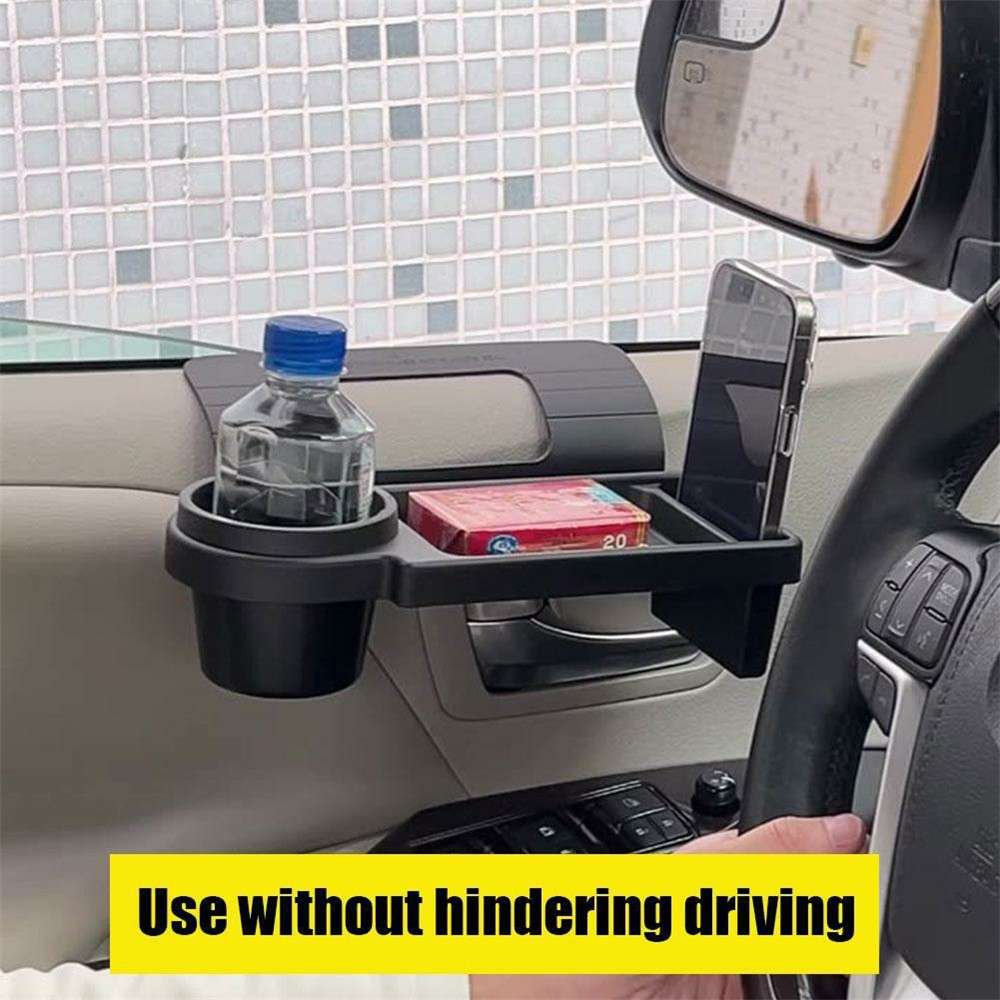 Multi-Function Car Door Hanging Organizer Plastic Phone Cup Holder Storage Box