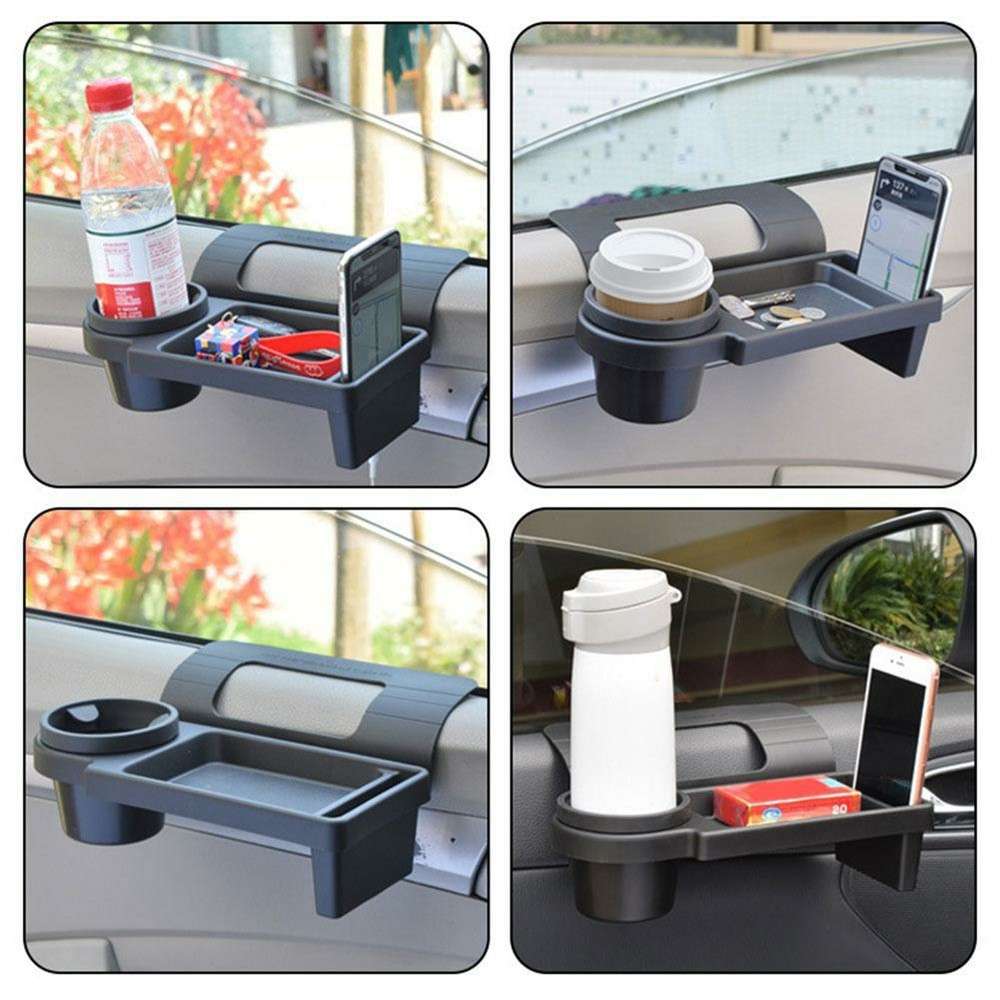 Multi-Function Car Door Hanging Organizer Plastic Phone Cup Holder Storage Box