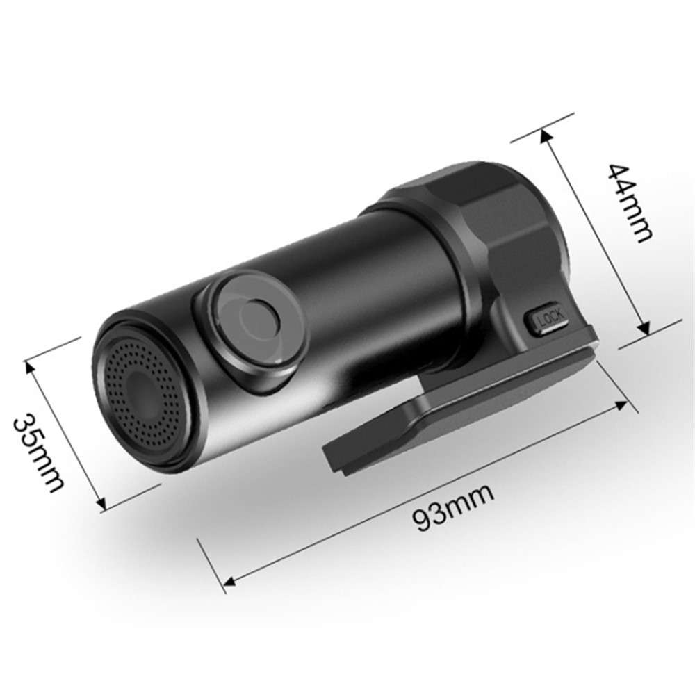 S600 1080P WiFi Dash Cam Car Camera Recorder with 170-degree Wide Angle, G-Sensor (Without Memory Ca