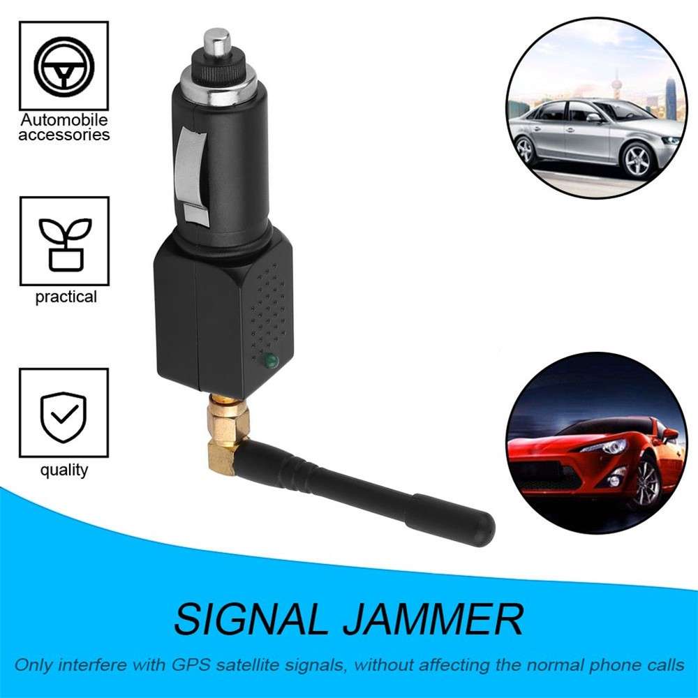 Car Signal Jammer Car Cigarette Lighter GPS Anti-tracking Signal Blocker Shield Concealer Positionin