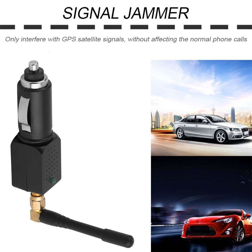 Car Signal Jammer Car Cigarette Lighter GPS Anti-tracking Signal Blocker Shield Concealer Positionin