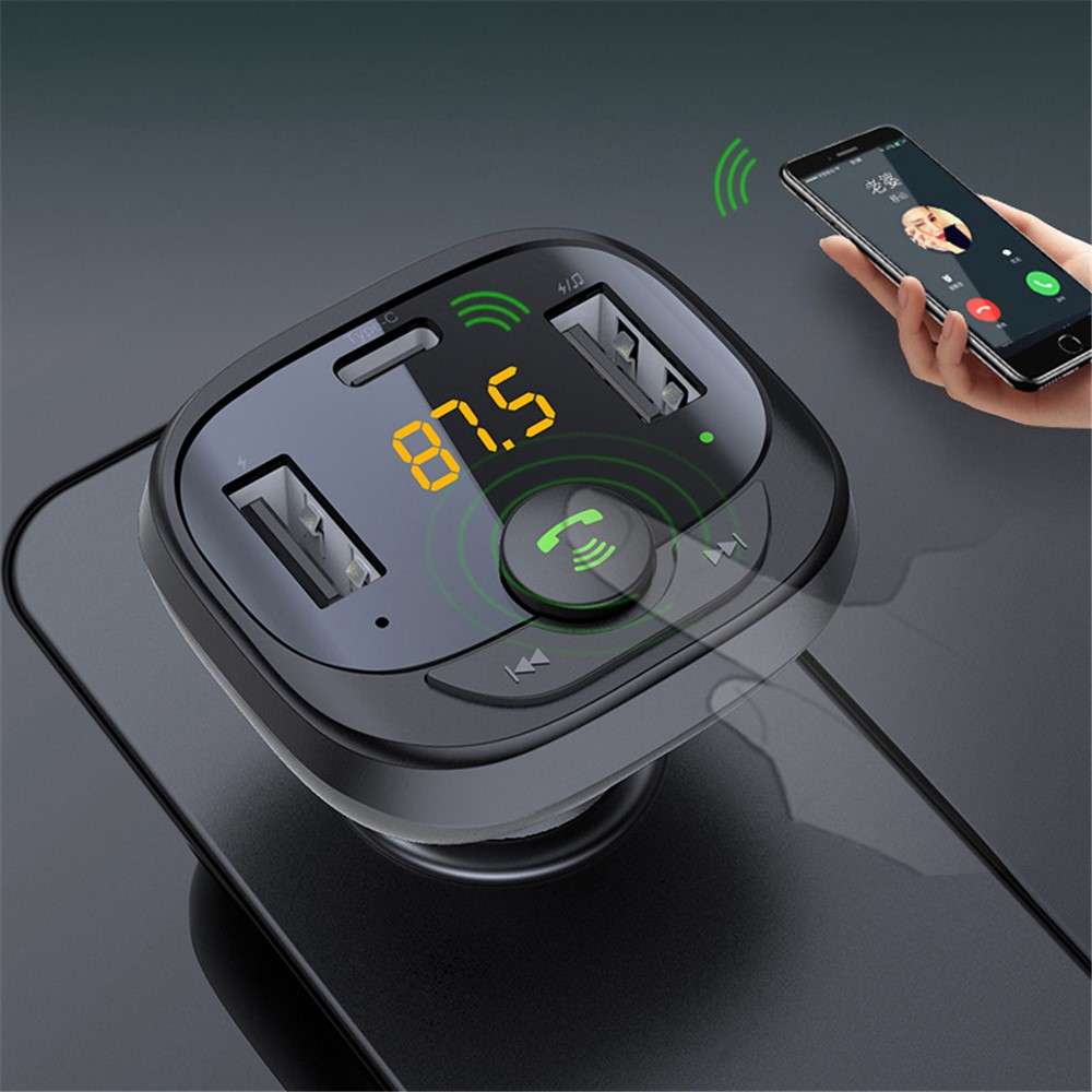 LOHEE S-21A Car Bluetooth-compatible Receiver MP3 AUX Player Adapter HiFi Sound Music Player Kit Han