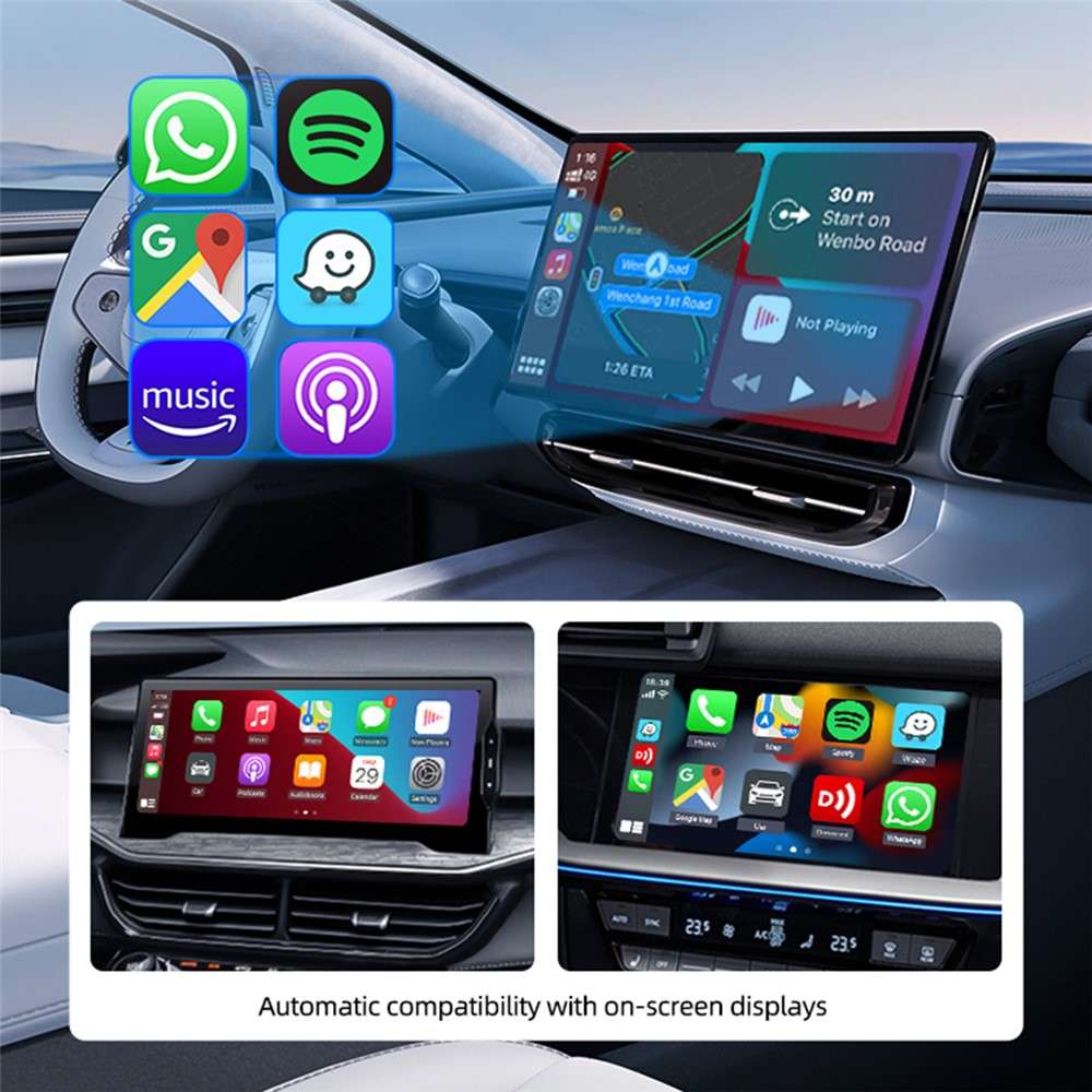Mini SE Wireless Carplay Adapter USB-A / Tpye-C Plug Wired to Wireless Carplay Auto Smart Box