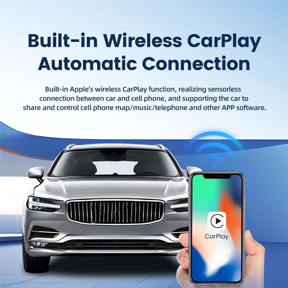 Mini SE Wireless Carplay Adapter USB-A / Tpye-C Plug Wired to Wireless Carplay Auto Smart Box