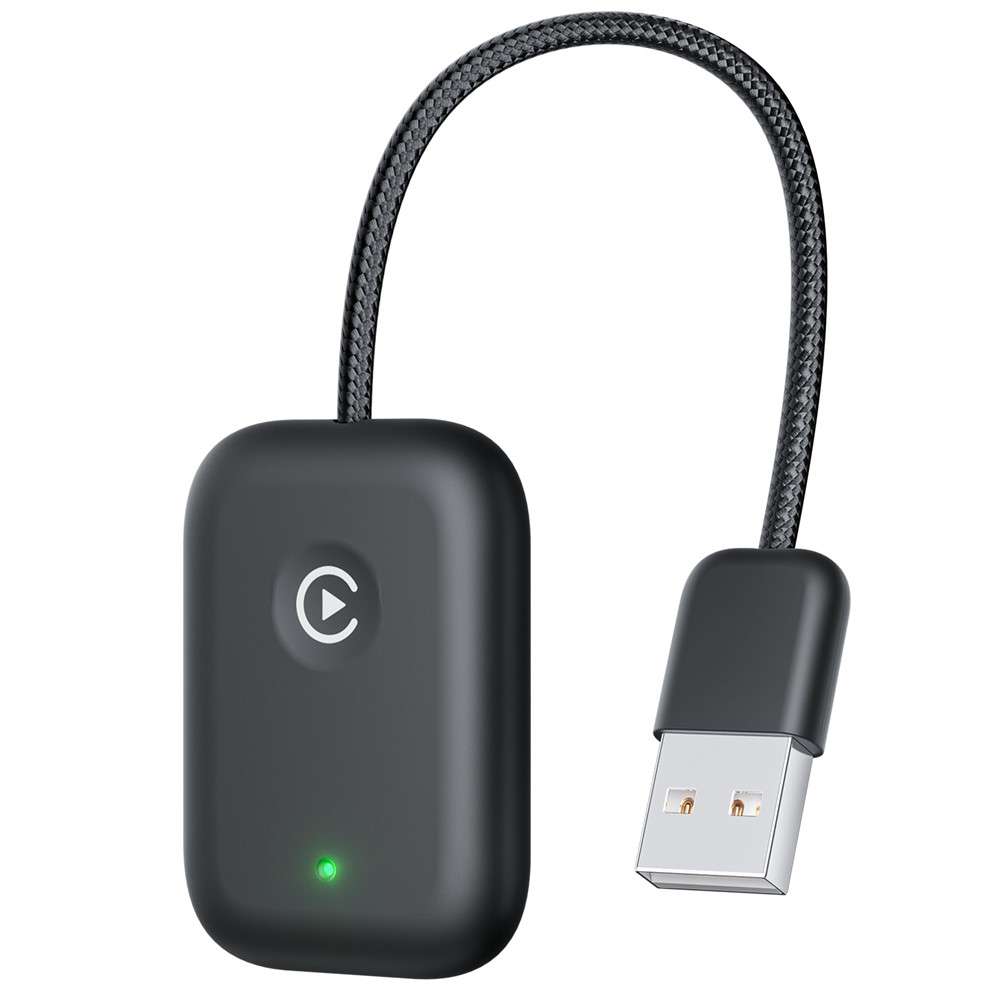 643 Car Wireless CarPlay Adapter for iPhone Transform Wired to Wireless - Black