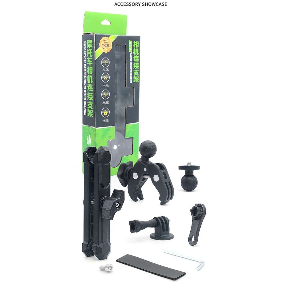 WUPP CS-2001A1 Motorcycle Camera Mount Holder Motorbike Handlebar Bracket for Gopro